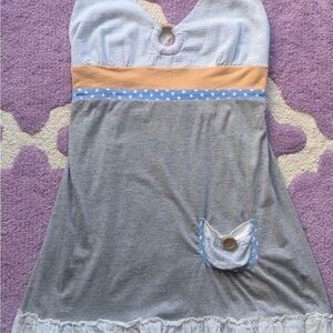 Scrapbook Originals Halter Eyelet Ruffle Dress